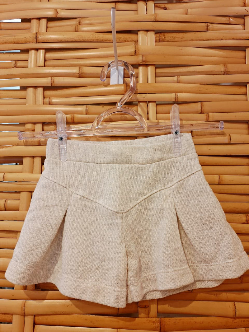 Conjunto Infantil Bata + Short Saia