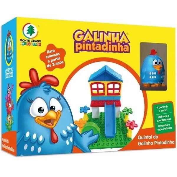 Bloco de Montar Galinha Pintadinha Monte Líbano Clube da Galinha