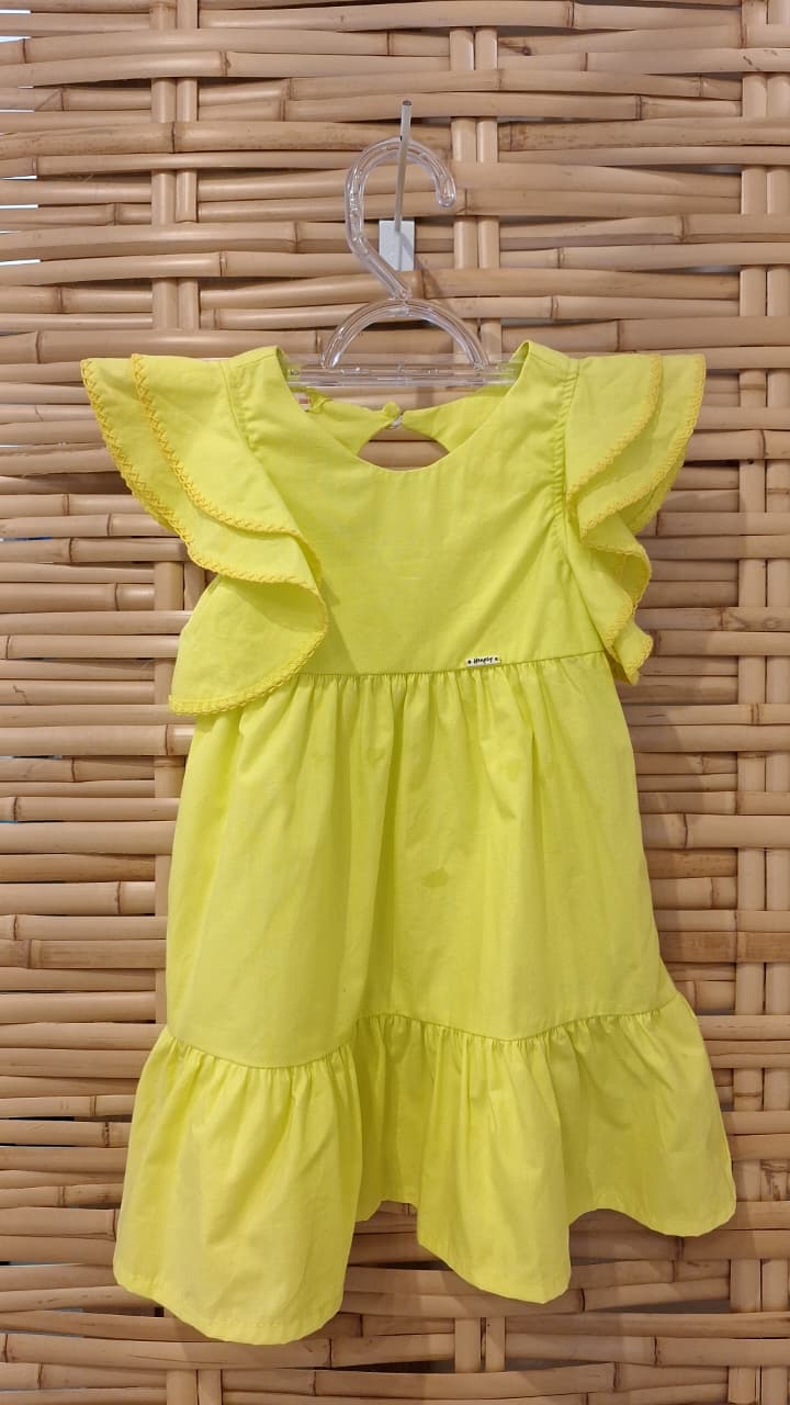 Vestido Infantil Menina - Amarelo