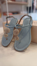 Sandália  Maria Lua - Azul