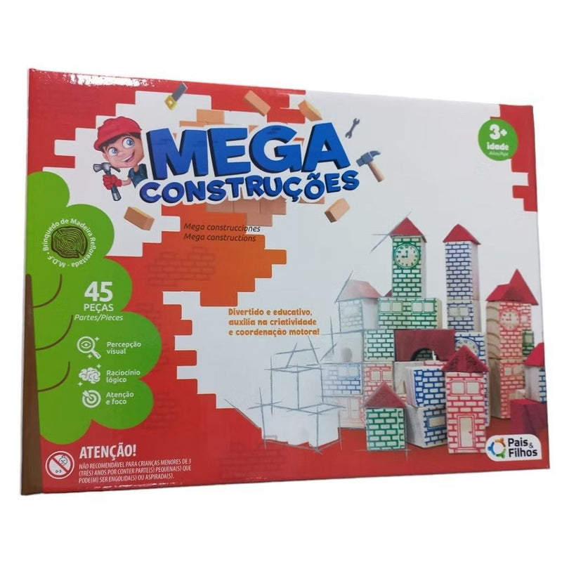 Castelo De Madeira Brinquedo - Montar castelo