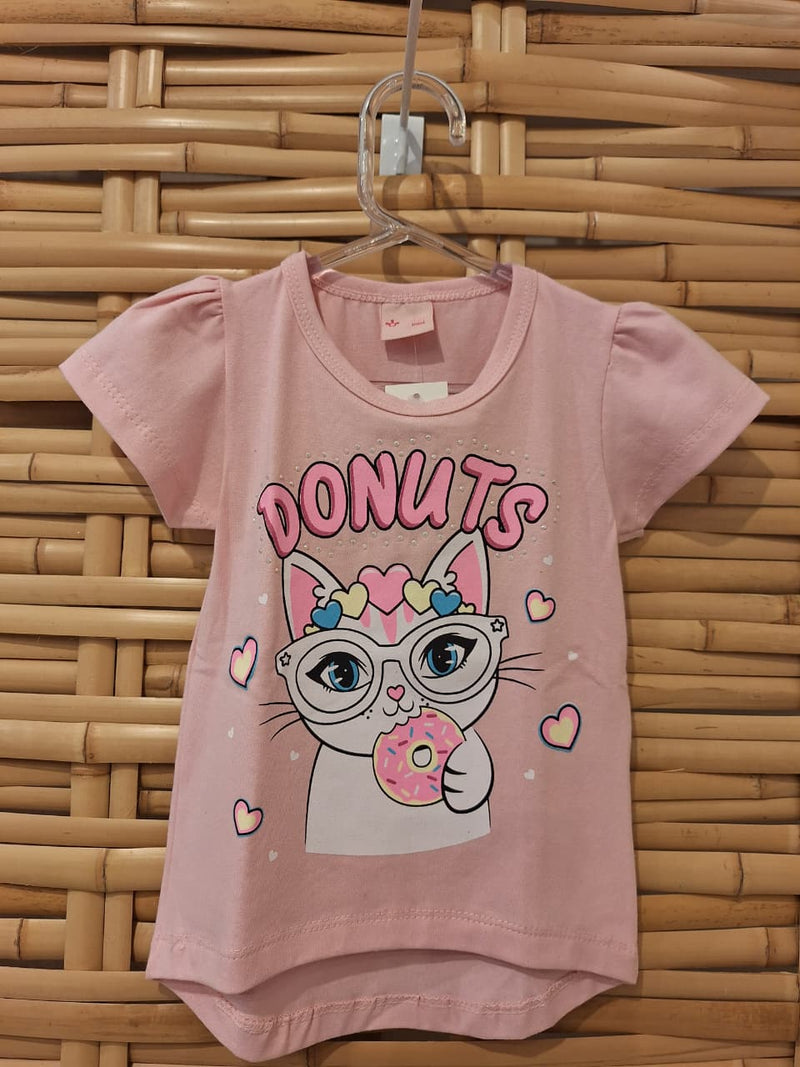 Camisa Infantil Menina - Donuts