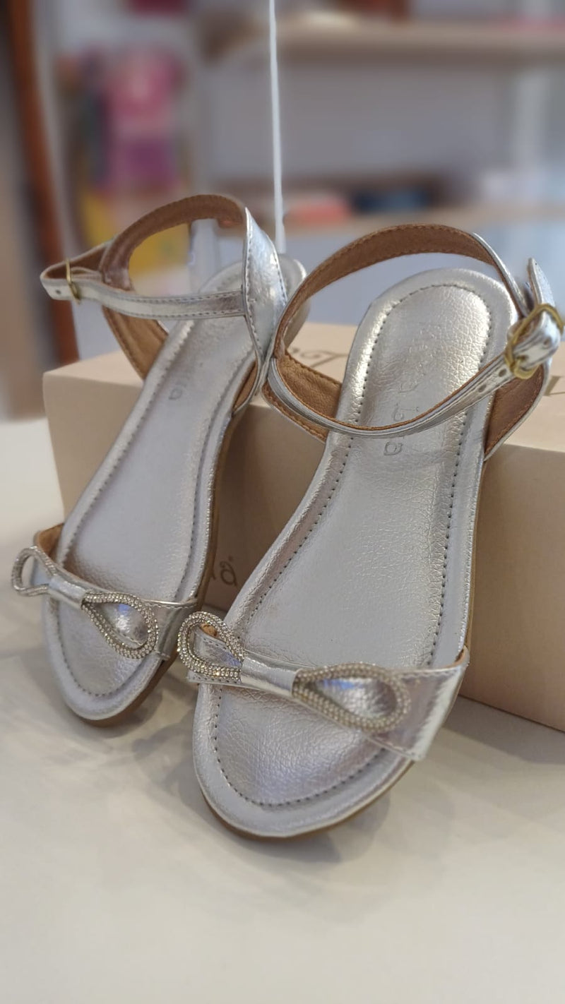 Sandália Prata -Maria lua