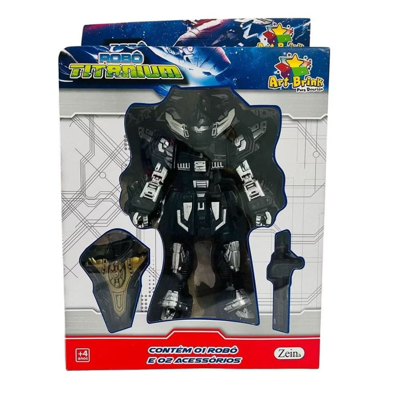 Robô Titanium Com Acessórios Sortido - Art Brink