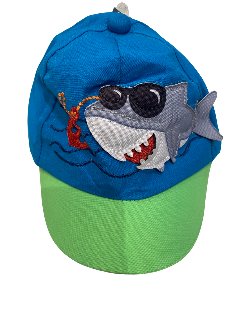 Boné infantil - Azul Tubarão