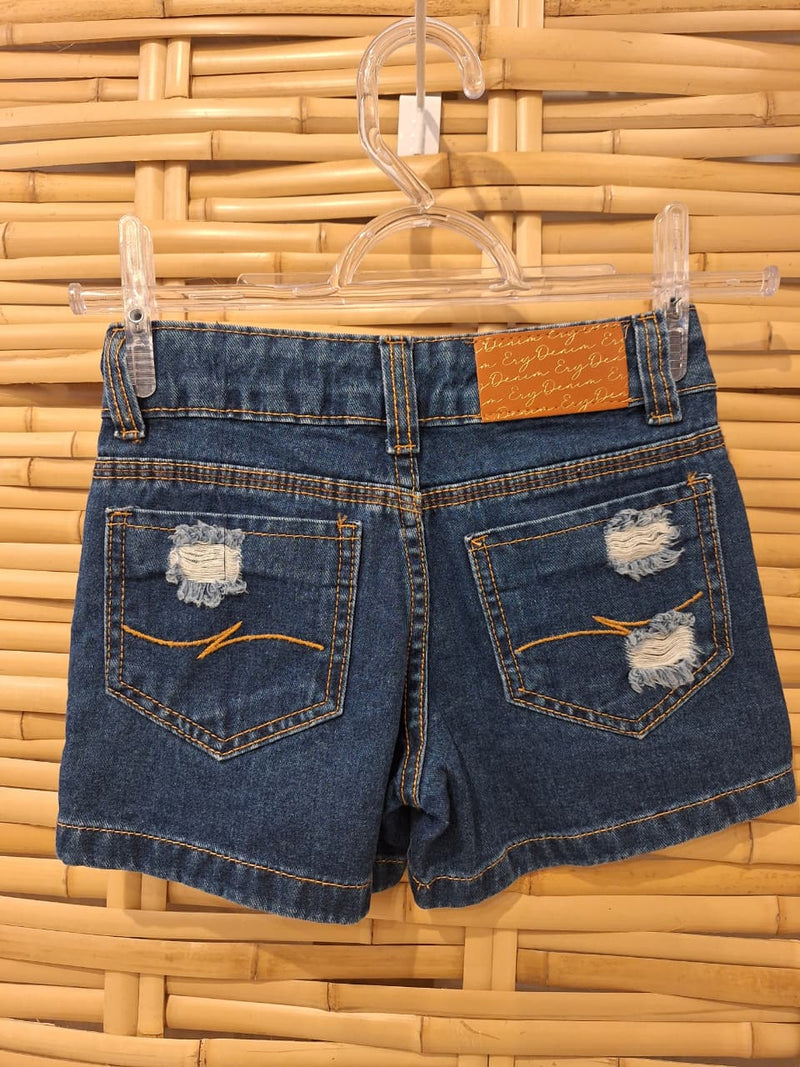 Short Jeans infantil  Menina