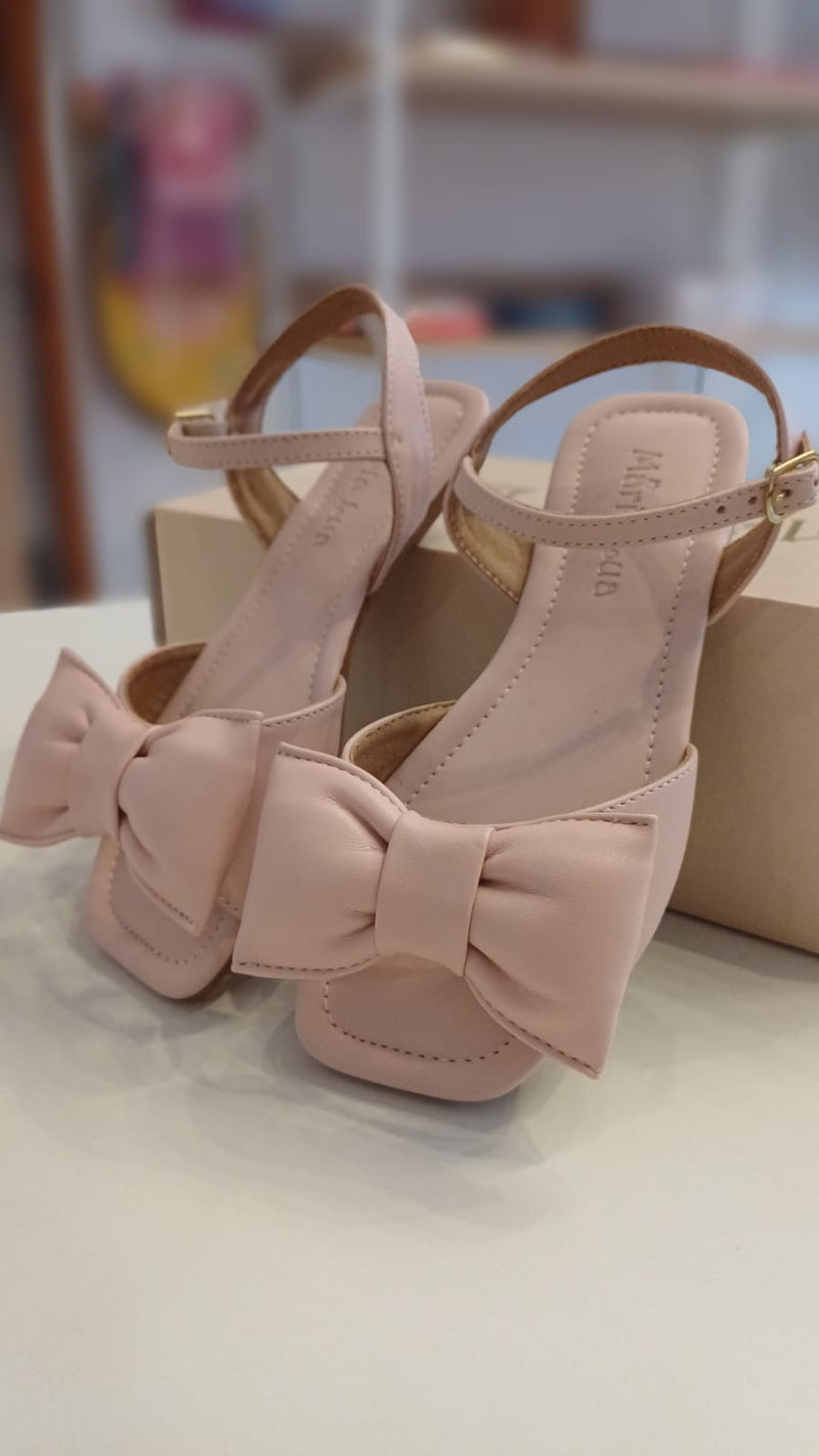 Sandália Rosa Laço - Maria Lua