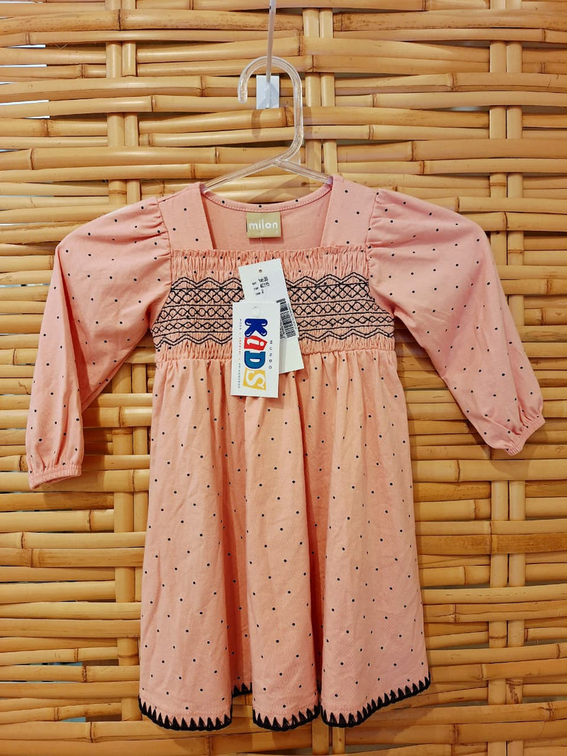 Vestido Infantil Bolinha - Milon
