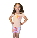 Conjunto Infantil  Blusa + Short - Menina
